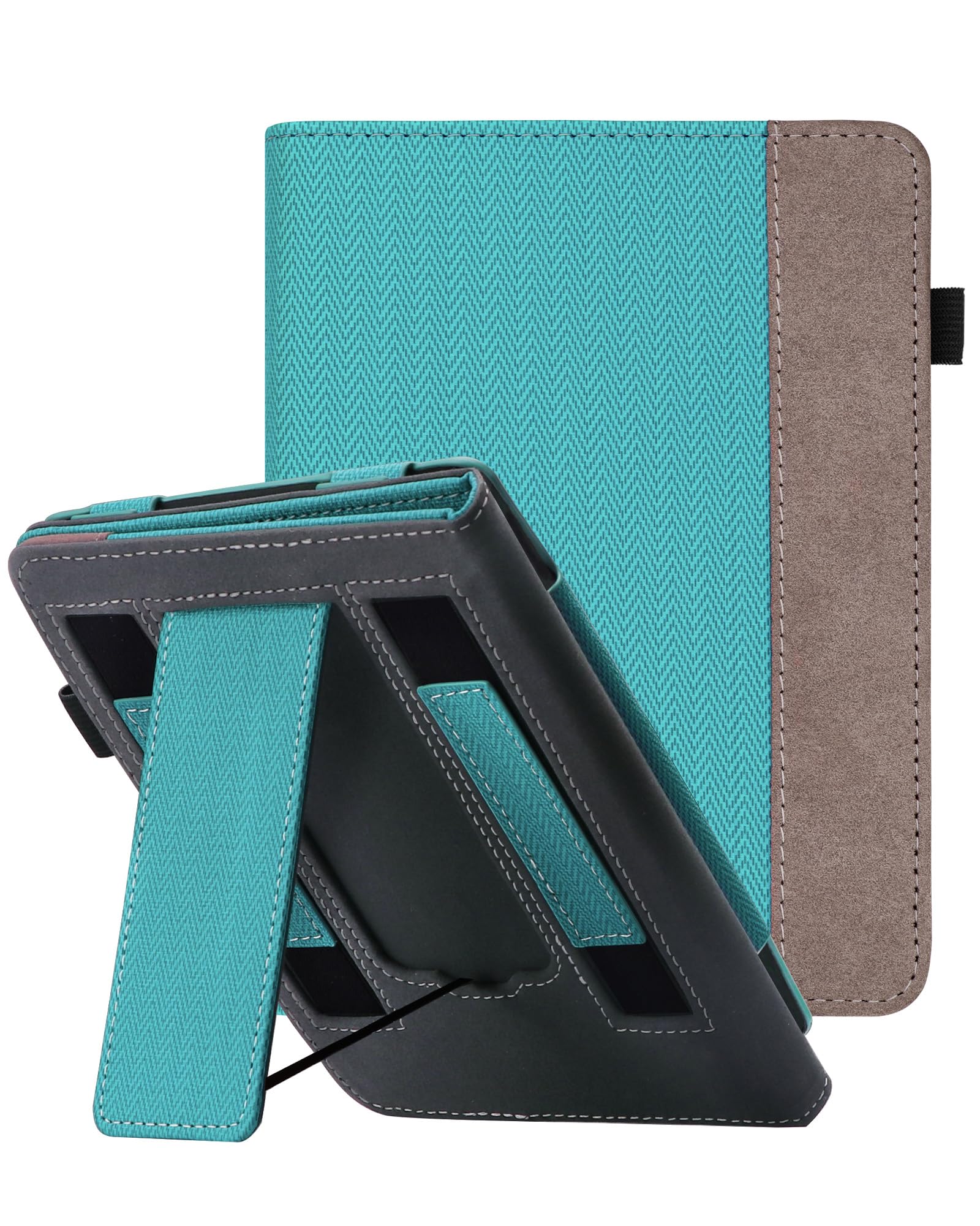 WALNEW Kindle Paperwhite 12th Gen & Colorsoft Case – PU Leather Stand