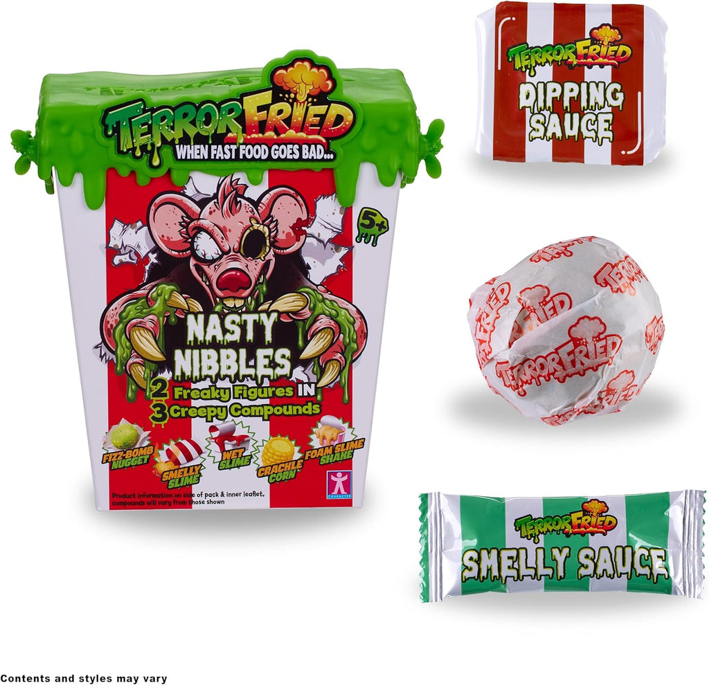 Terror Fried Nasty Nibbles Gross Collectibles with Slime & Figures