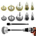 Daily Treasures 10-Pack Brass Coated Wire Wheel Brush Set for Drill