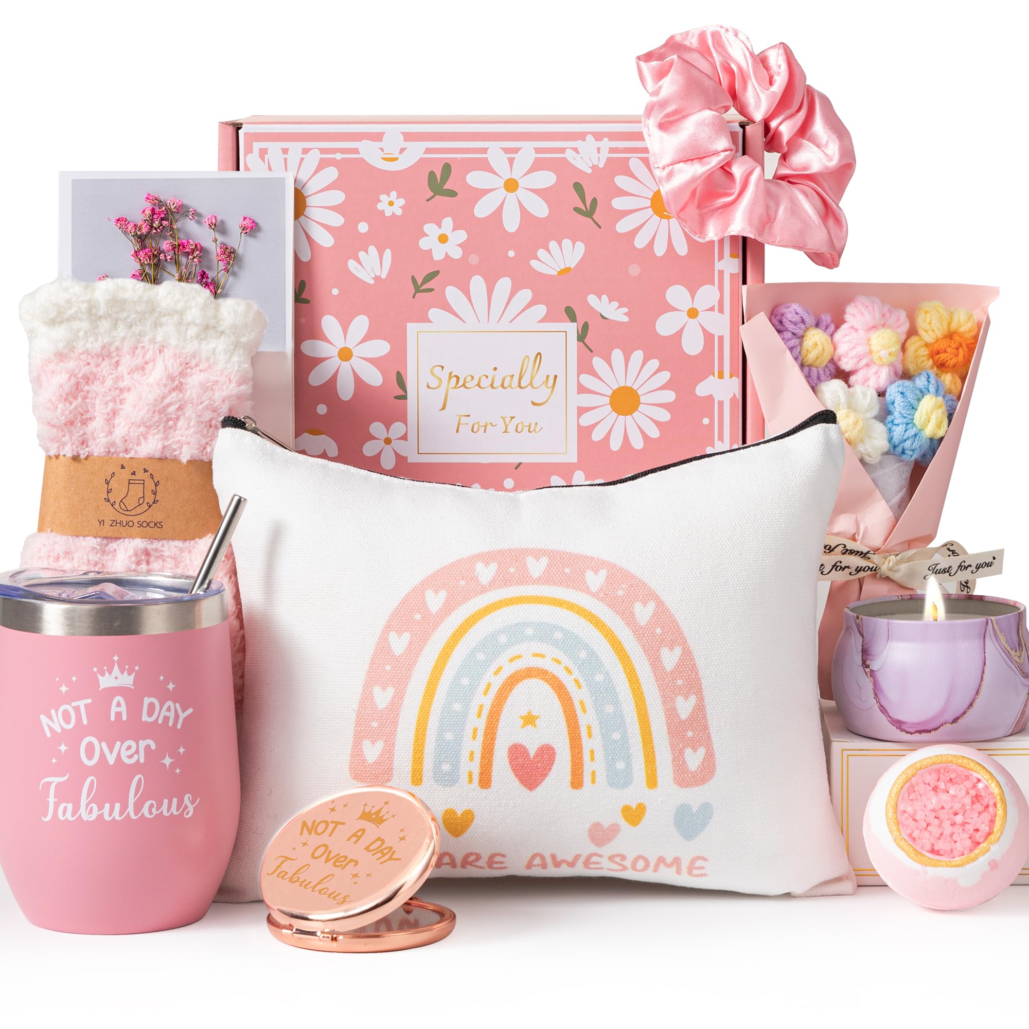 Women's Self Care Pamper Gift Set | 10-Piece Spa Relaxation Box