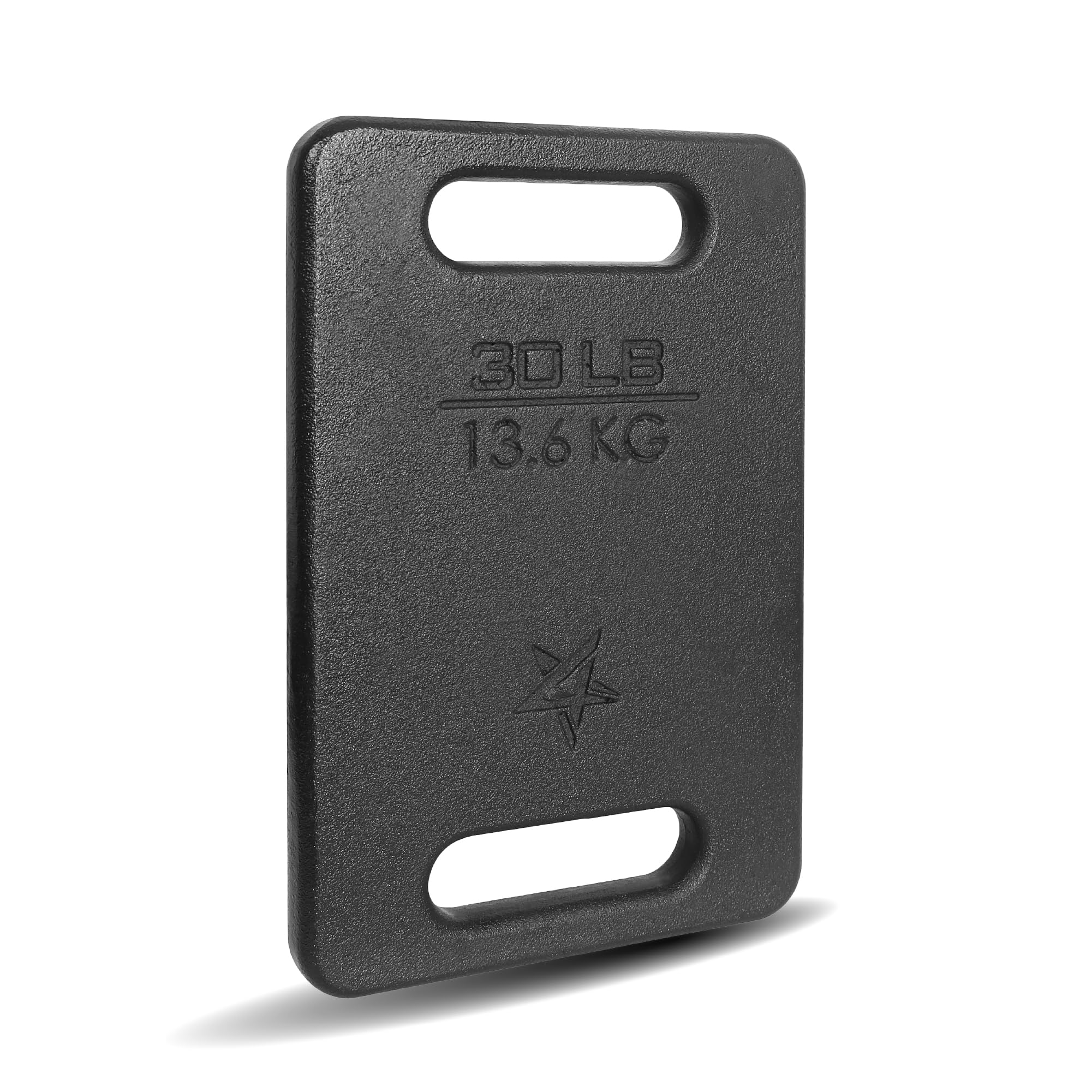 Yes4All Cast Iron Rucking Weight Plate for Backpack - 30lb, Black