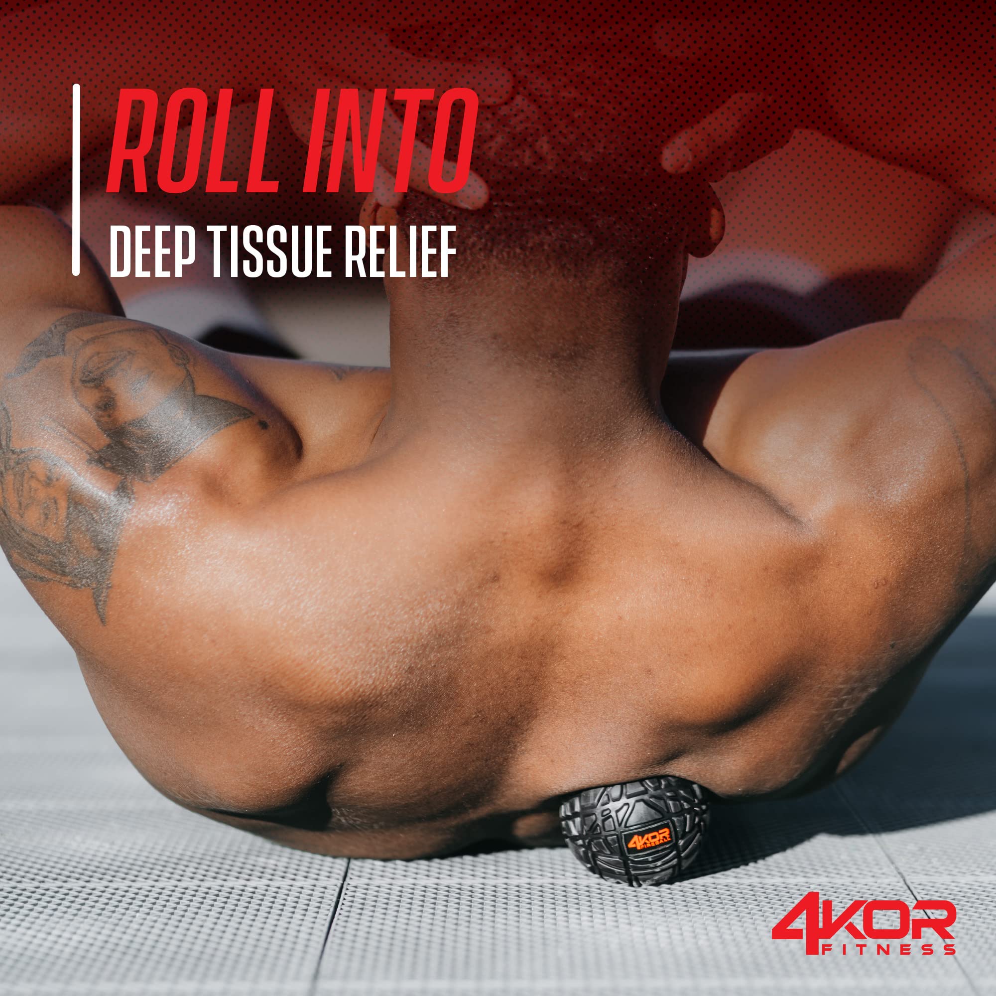 4KOR Fitness Massage Balls Set – Deep Tissue Myofascial Release Kit