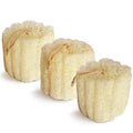 Jolof Store Natural Loofah Sponge – 3 Pack Biodegradable Body Scrubber