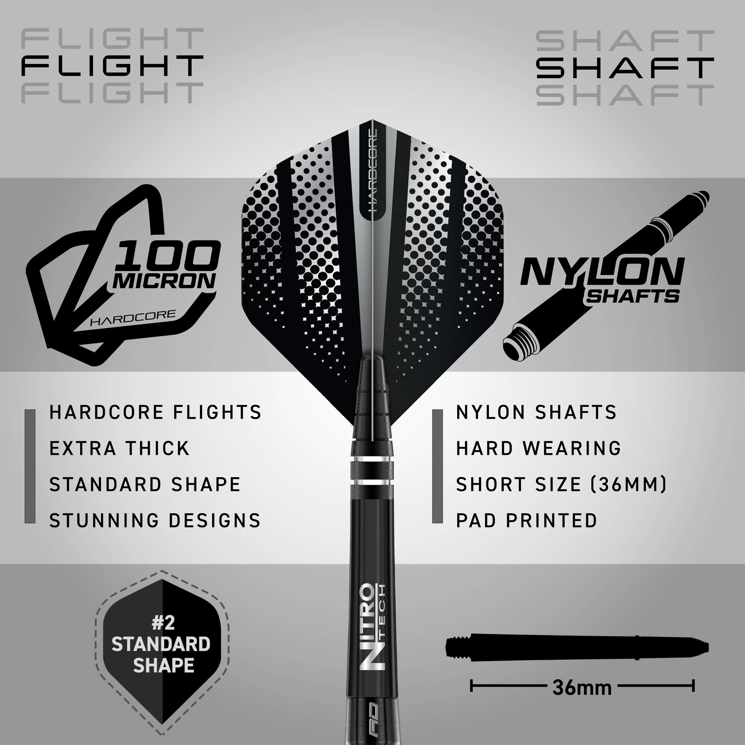 Red Dragon Razor Edge Extreme 21g Tungsten Darts Set with Flights