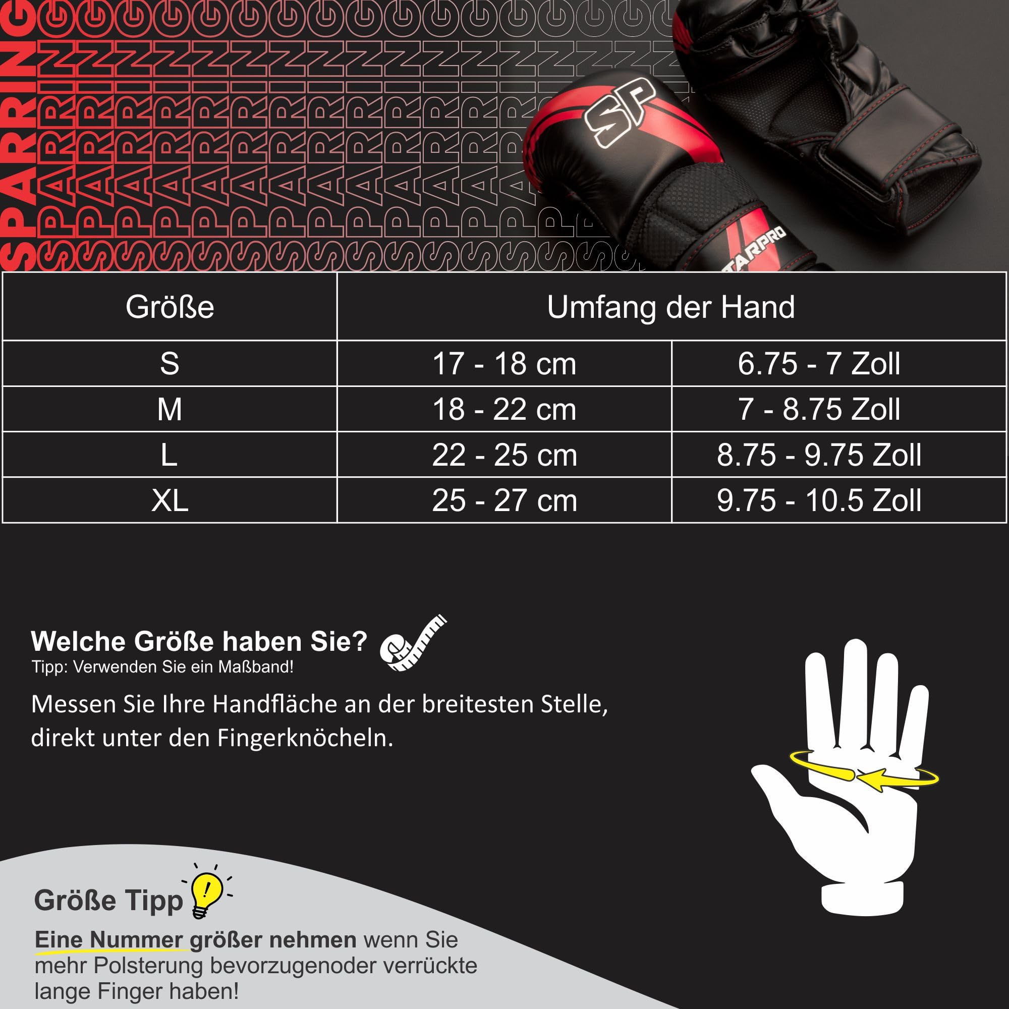 Starpro MMA Sparring Gloves – Synthetic Leather Grappling & Training Gear