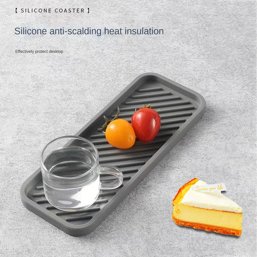 Kitchen Bathroom Sink Sponge Soap Organiser Holder Tray Silicone, 2 Pcs - image 2