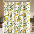 Lemon Leaves Shower Curtain – Anti-Mould Polyester, 150x200cm