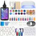 VidaRosa UV Resin Kit with Lamp | Crystal Clear Hard Resin for Jewelry Making