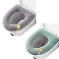Soft Washable Toilet Seat Cover Pad with Handle – 2 Pack