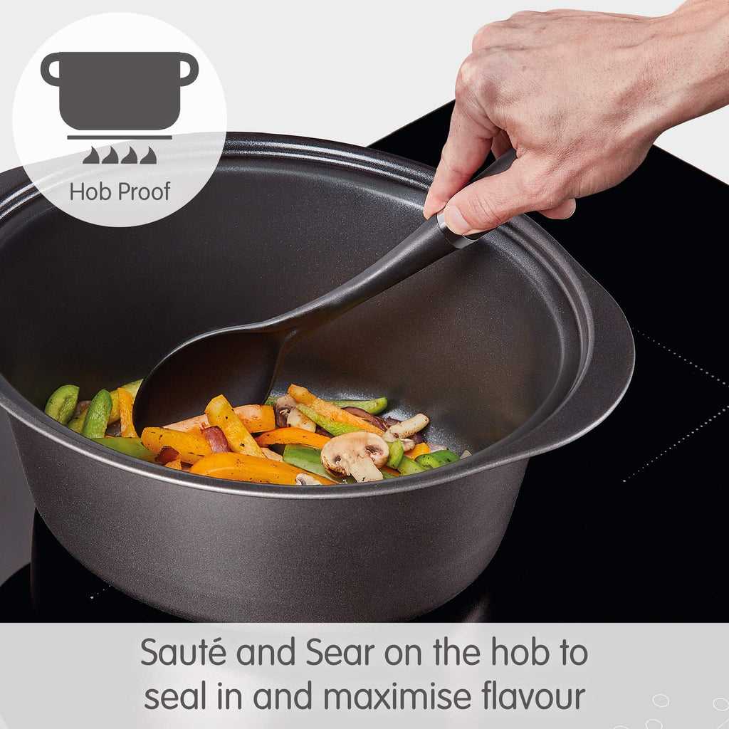 Morphy Richards 6.5L Sear and Stew Slow Cooker – Hob Proof Pot