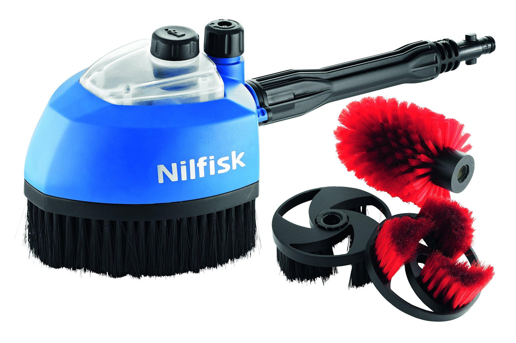 Nilfisk Multi Brush 3-in-1 Kit | Pressure Washer Cleaning Accessories