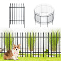 ARIFARO Metal Garden Fence | 5-Pack Rustproof Animal Barrier & Border