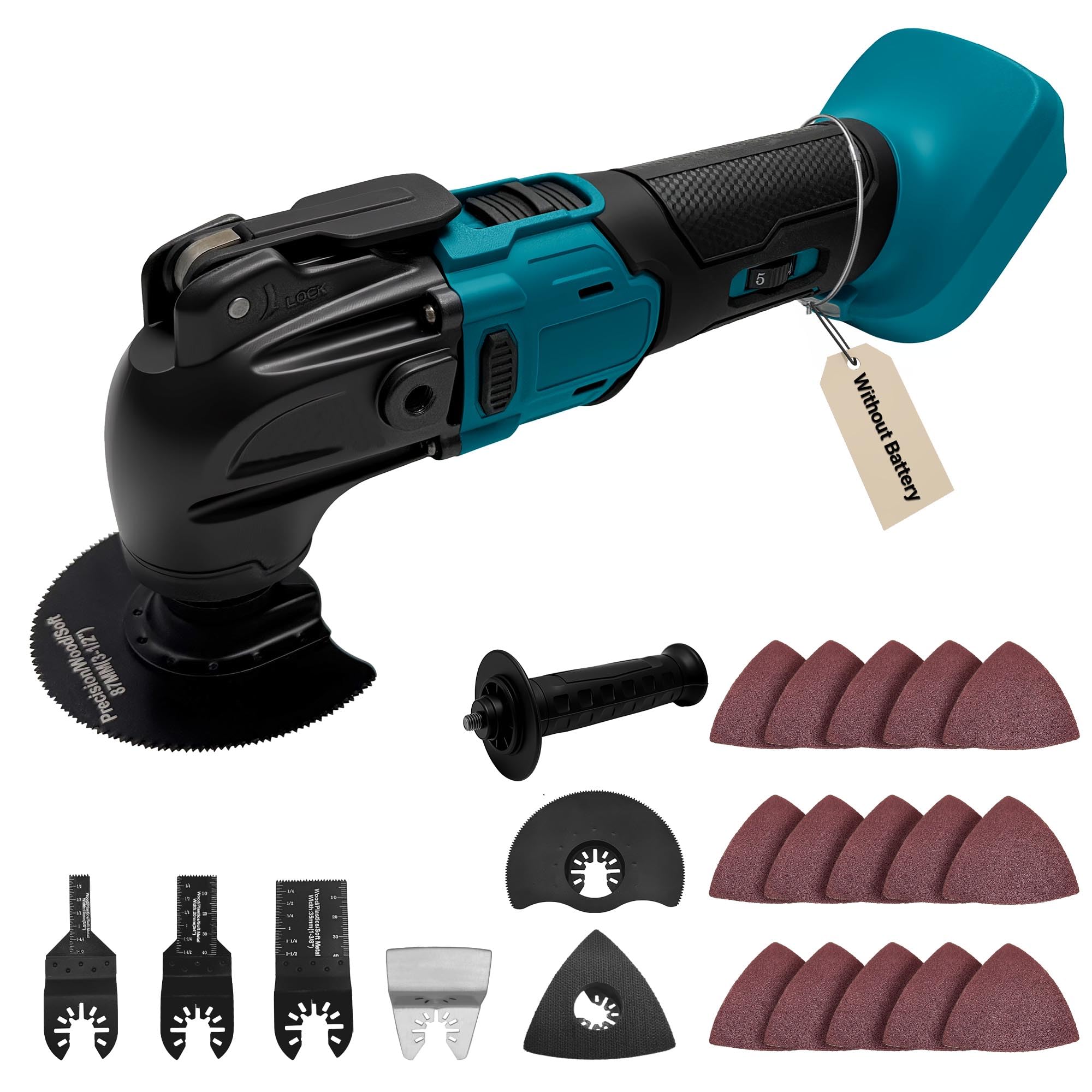 Oscillating Multi-Tool for Makita 18V - 6 Speed Cutting Tool