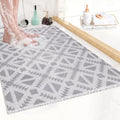 ZOKBOM Loofah Shower Mat – Non Slip Anti Mould PVC Bath Mat, 60x80cm