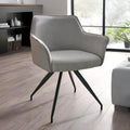 Julian Bowen Noah Dining Chair – Modern Upholstered Ivory Kitchen Seat