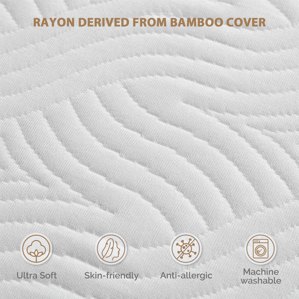 Degrees of Comfort 2 Inch Memory Foam Mattress Topper | Single Bed