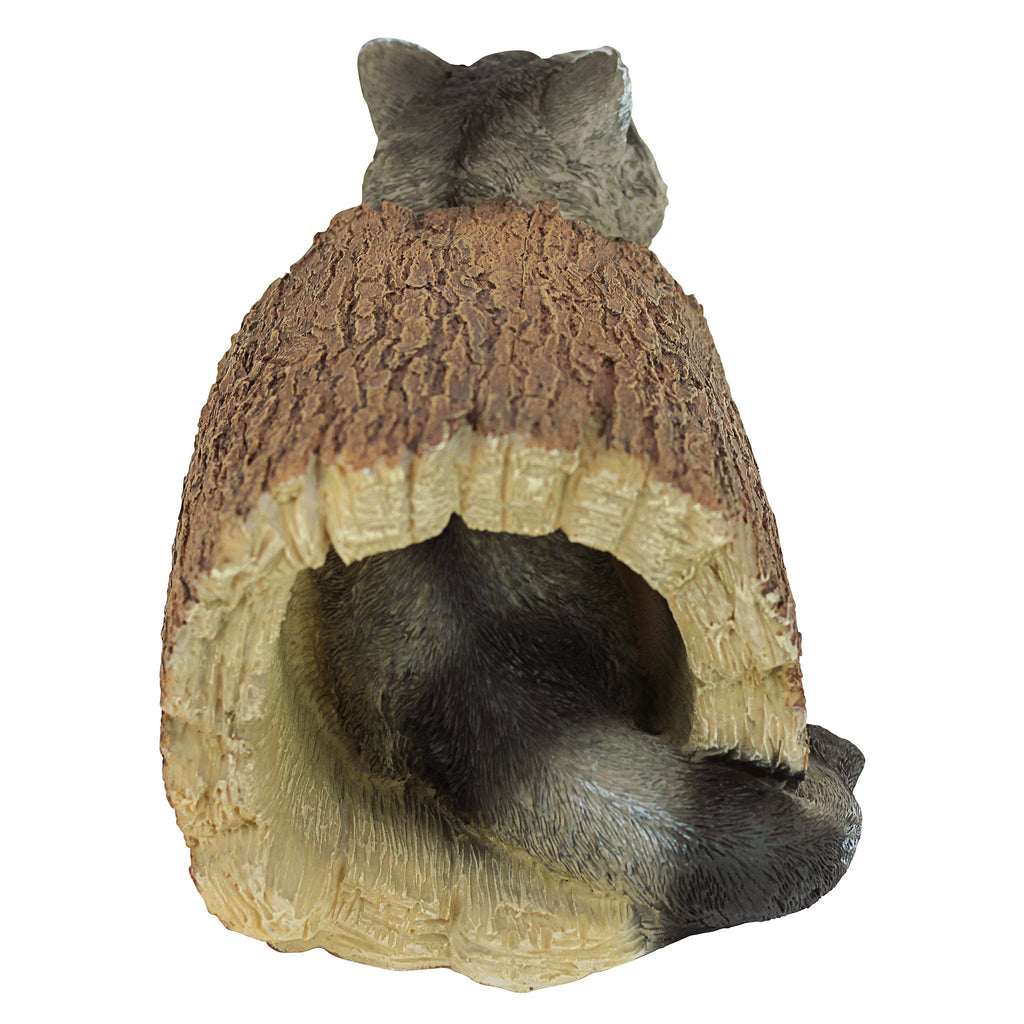 Design Toscano Bandit the Raccoon Garden Statue – 25cm Resin Sculpture