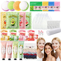 Jolof Store 34PCS Spa Party Favors Kit | 4 Set Sleepover Skincare Gift