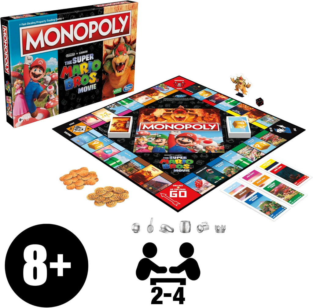 Monopoly: The Super Mario Bros. Movie Edition Board Game by Snaps