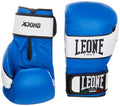 Leone 1947 Shock Boxing Gloves – Blue Leather Sparring Gear – 12 oz