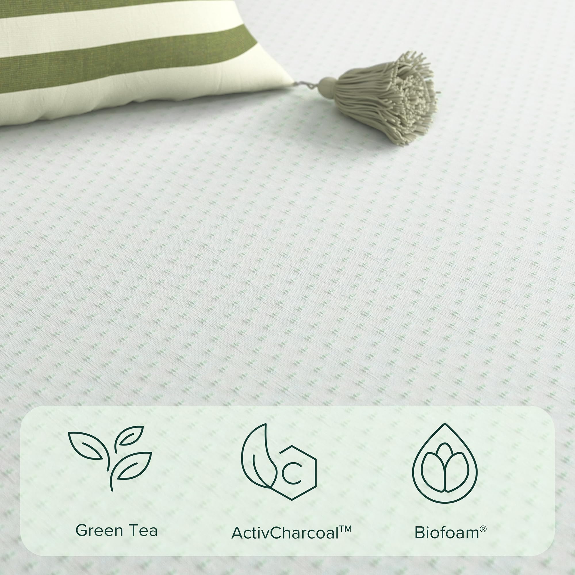 Zinus Single Memory Foam Mattress – 5-Zone Orthopaedic Support – 90x190cm