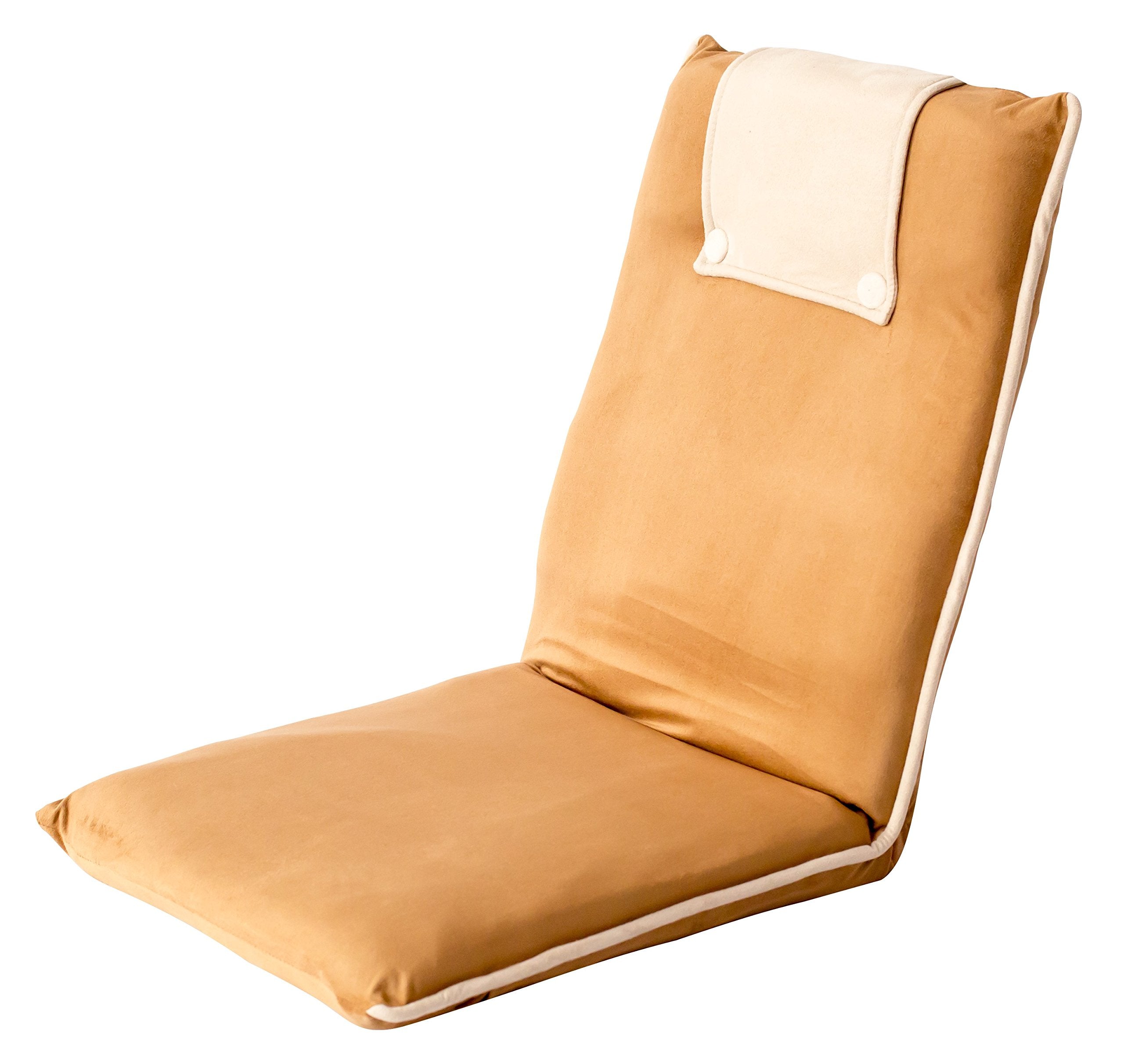bonVIVO EASY II Folding Floor Chair – Portable Meditation Lounge Seat