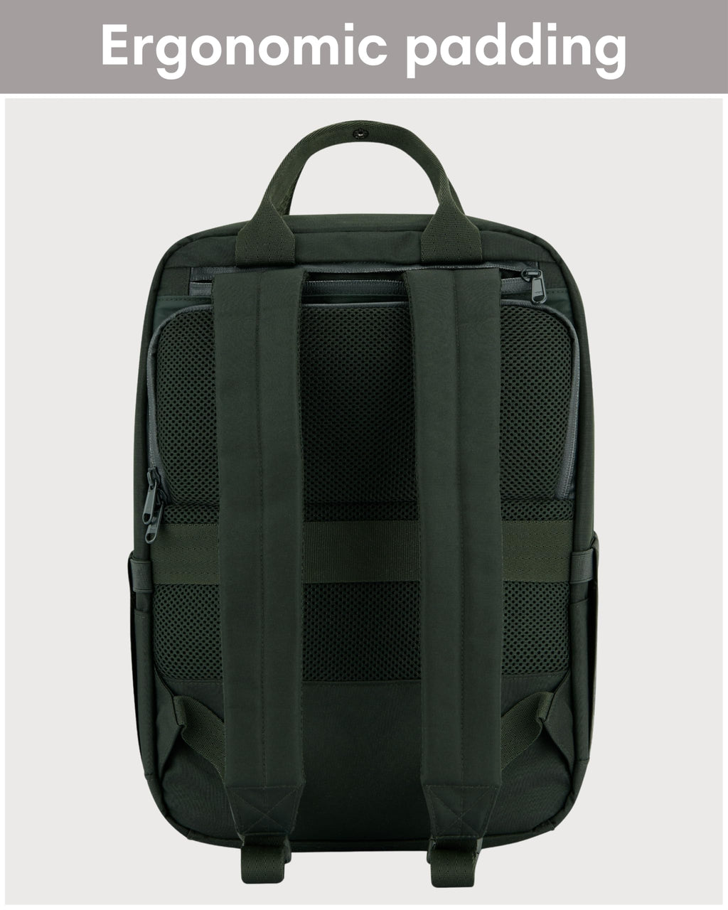 LARKSON No 6 Bike Pannier Bag | 2-in-1 Cycling Backpack - Green