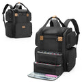 BAFASO Nail Polish Organiser Backpack - Holds 70 Bottles & Nail Lamp