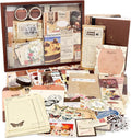 Draupnir Vintage Scrapbook Kit | 346pc Junk Journal Set with A6 Notebook