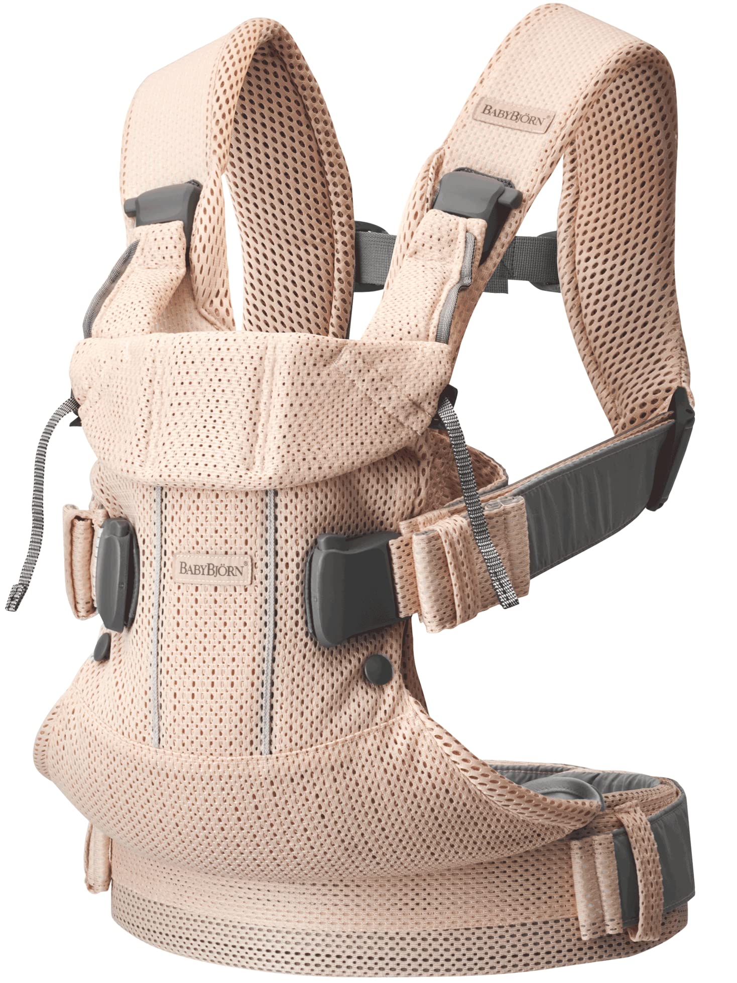BabyBjörn Baby Carrier One Air – Ergonomic 3D Mesh in Pearly Pink