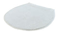 Kleine Wolke Cotone Toilet Lid Cover – 100% Cotton, Snow White