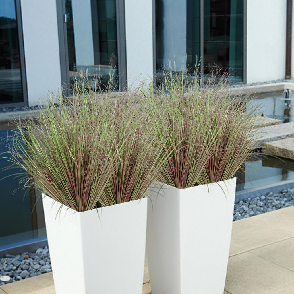 Jolof Store 28PCS Artificial Wheat Grass - UV Resistant Outdoor Greenery