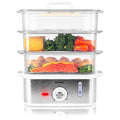 Duronic FS87 Electric Food Steamer – 3 Tier BPA-Free Vegetable Steamer