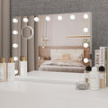 YOURLITE Hollywood Vanity Mirror | 15 Dimmable LED Bulbs & USB Port