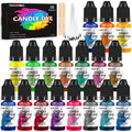 FansArriche 18 Color Liquid Candle Dye - Oil-Based Wax Dye for Candle Making