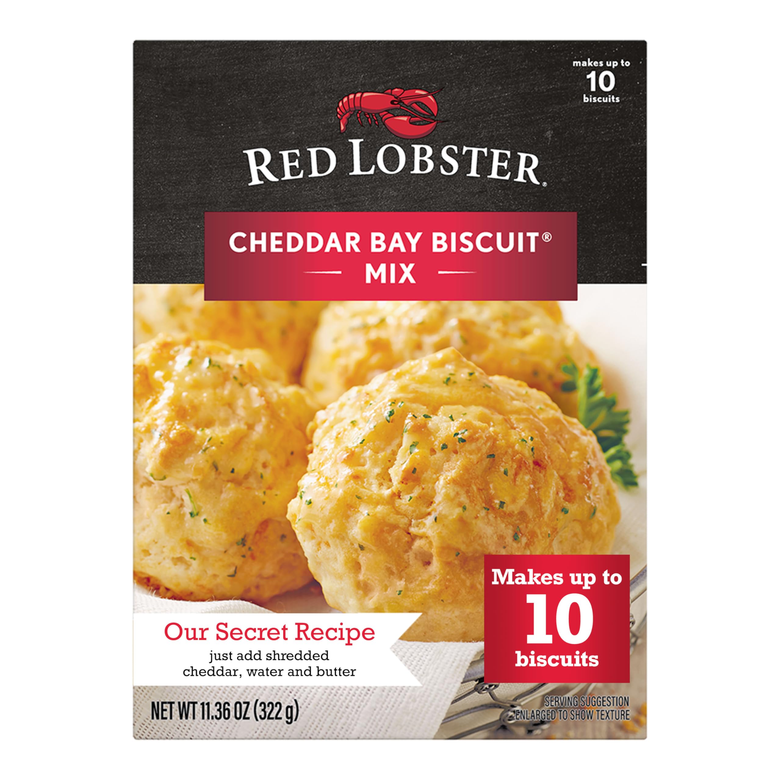 Red Lobster Cheddar Bay Biscuit Mix with Garlic Herb Pouch, 11.36 oz