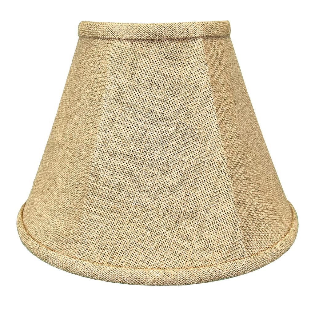 Royal Designs Deep Empire Burlap Lamp Shade | 9 x 16 x 12.25 Inch