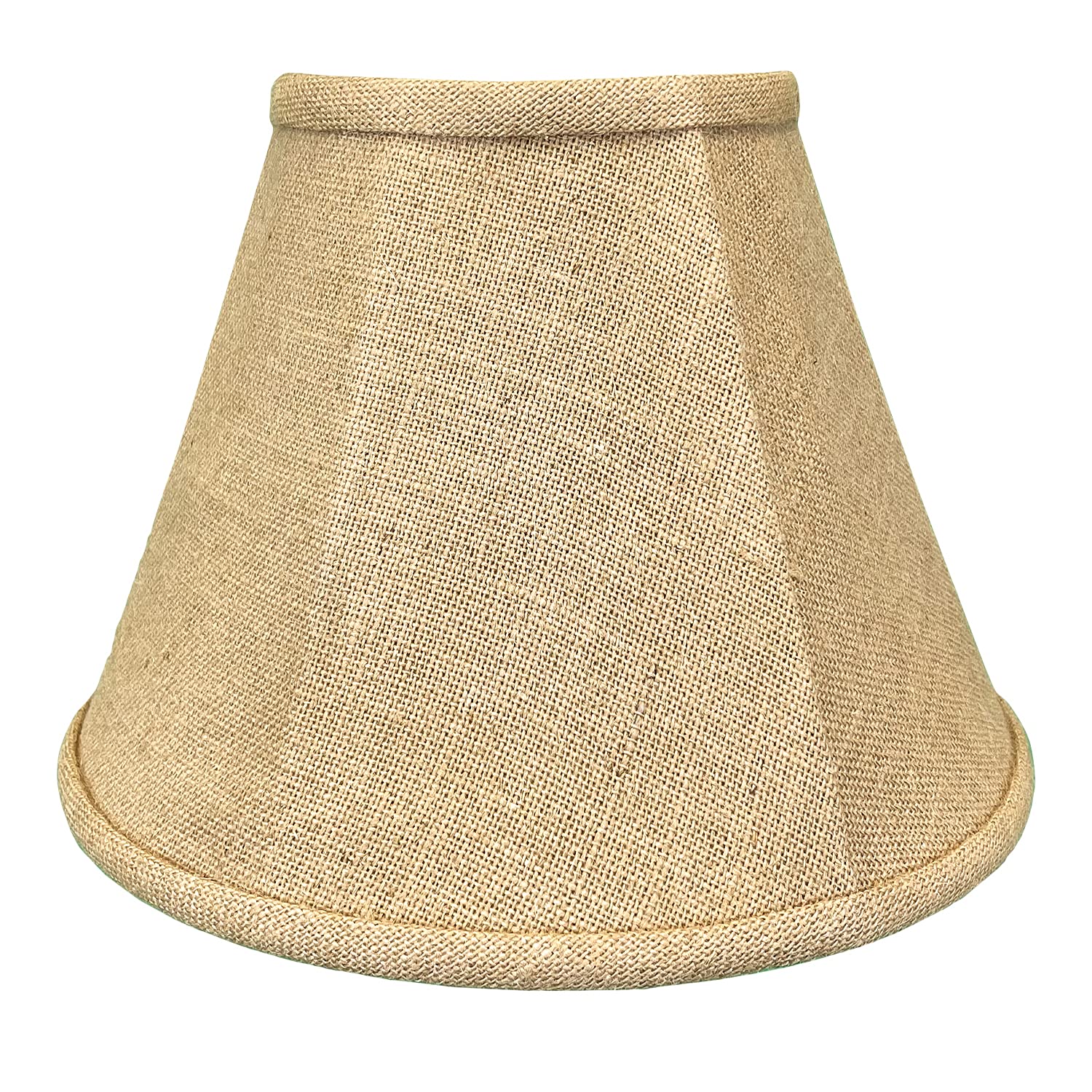 Royal Designs Deep Empire Burlap Lamp Shade | 9 x 16 x 12.25 Inch