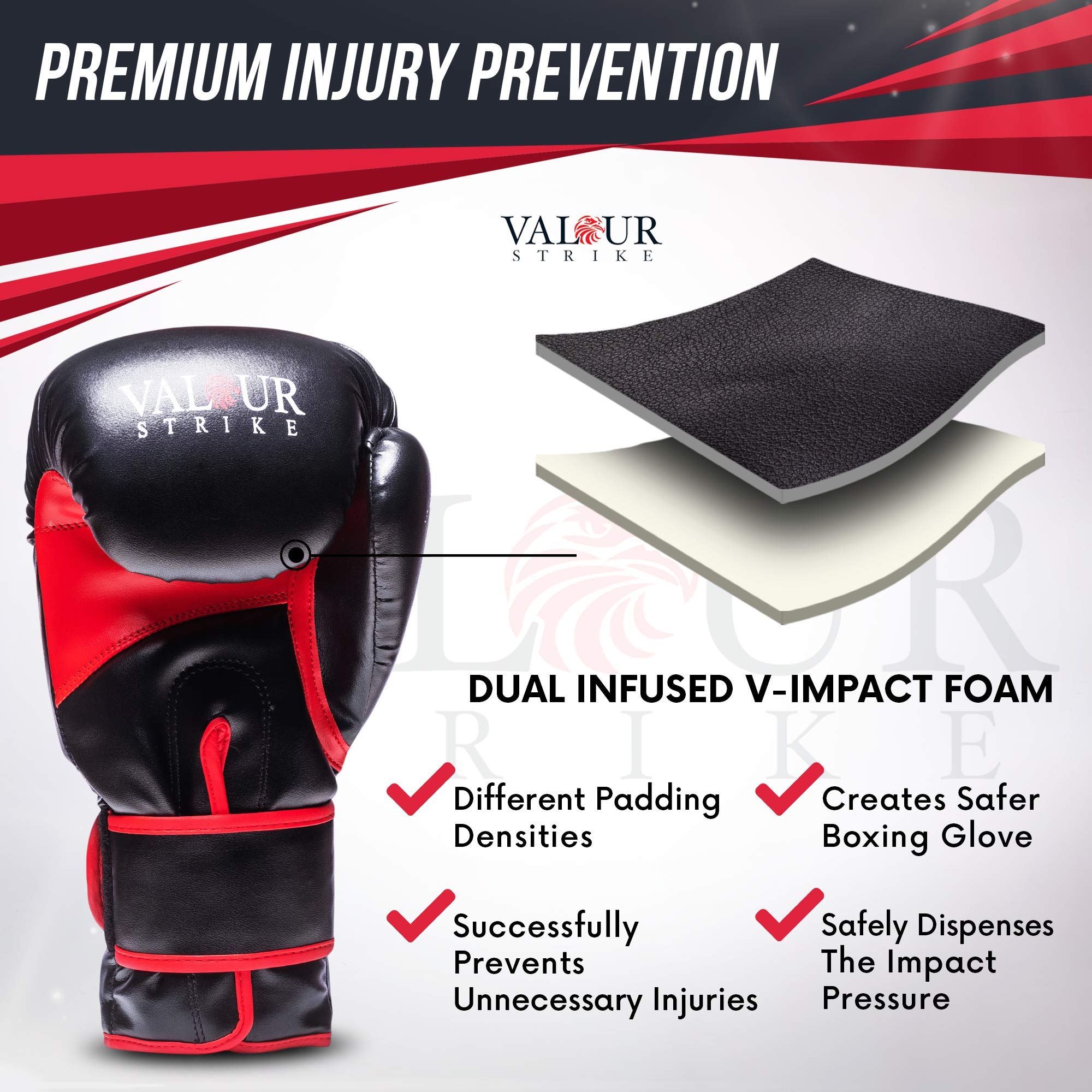 Valour Strike Eagle Force Boxing Gloves | Pro Sparring MMA Muay Thai