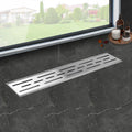 iYueMps 27-Inch Linear Shower Drain | S304 Stainless Steel Floor Drain