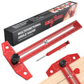 Preciva Foldable Aluminum T Square Woodworking Tool with Pencil