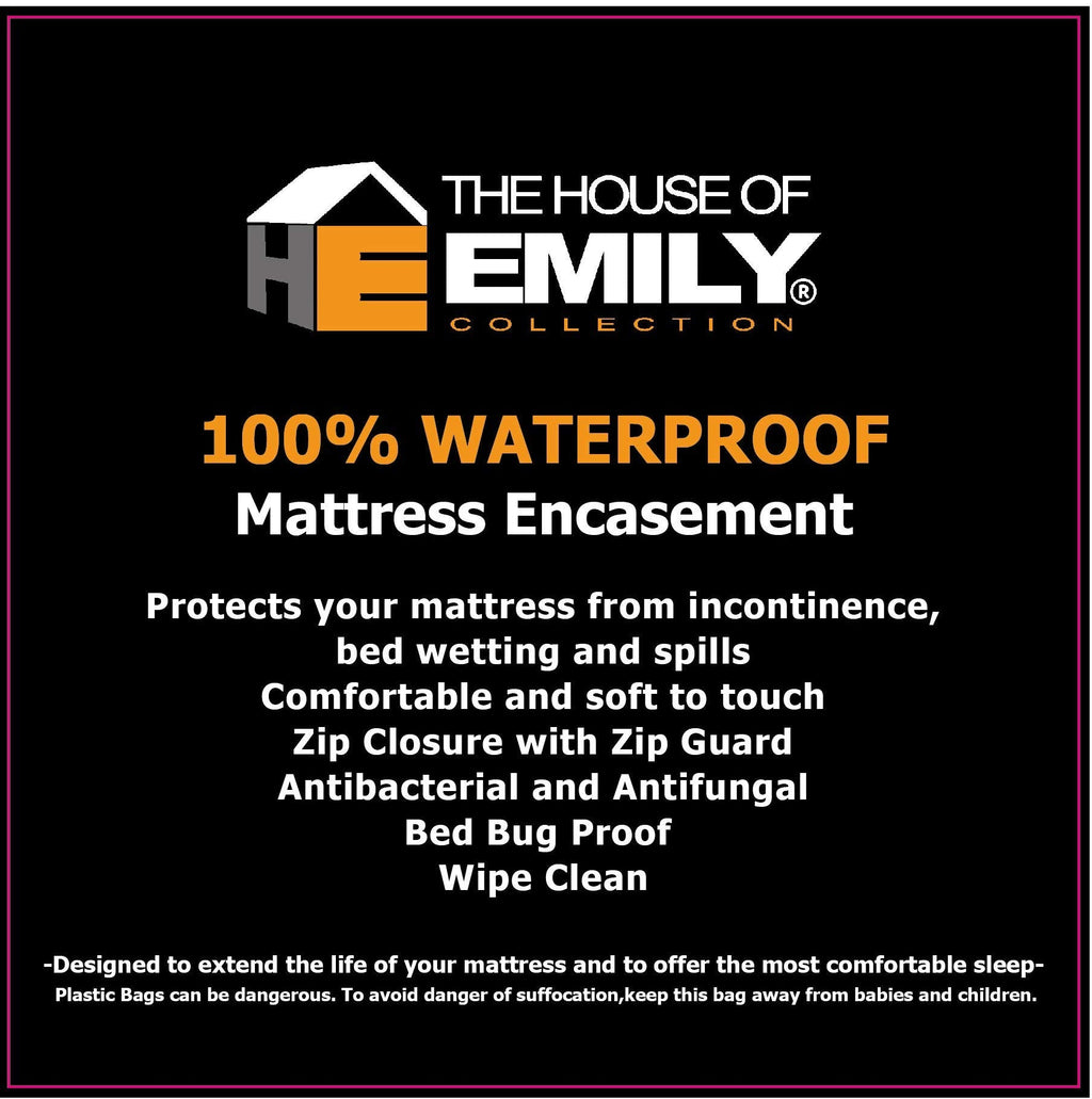 Double Waterproof Mattress Encasement – 6-Sided Bed Bug Cover
