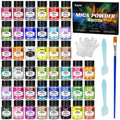 Roizefar Mica Powder – 42 Colors Pearlescent Metallic Resin Pigment Set