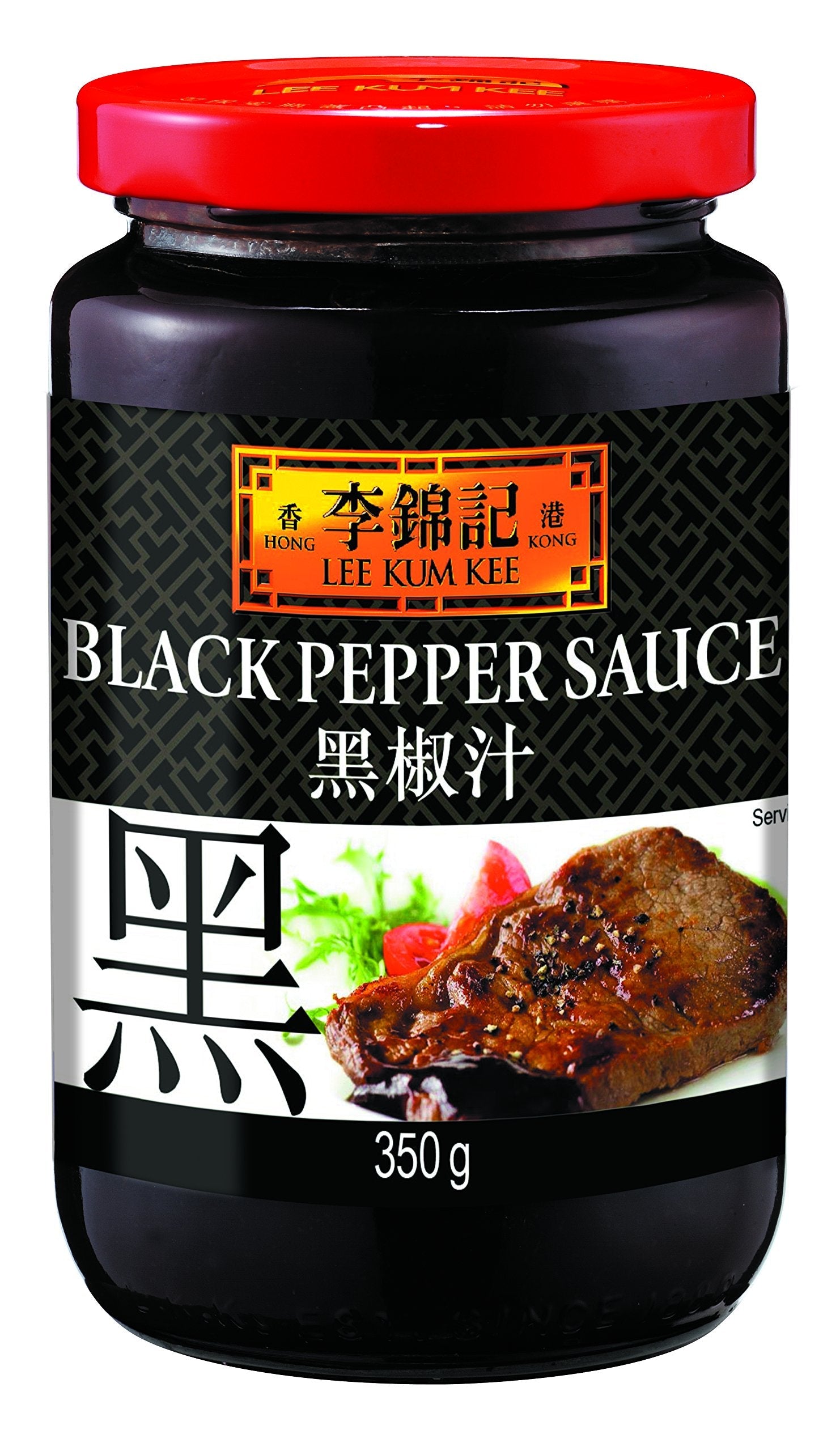 Lee Kum Kee Black Pepper Sauce - 350g Stir-Fry & Steak Gravy (Pack of 3)