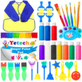 Yetech Kids Washable Finger Paint Set | 36pc Non-Toxic Art Kit