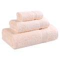 Superior 100% Long-Staple Combed Cotton 3-Piece Towel Set - Peach