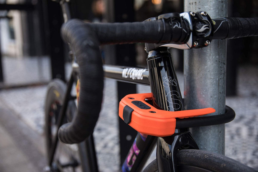 Hiplok DX Bike D Lock – Sold Secure Diamond 14mm Steel Shackle, Black