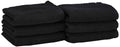 Heckett Lane Guest Towel Set of 6 – 100% Cotton Night Black 30x50cm