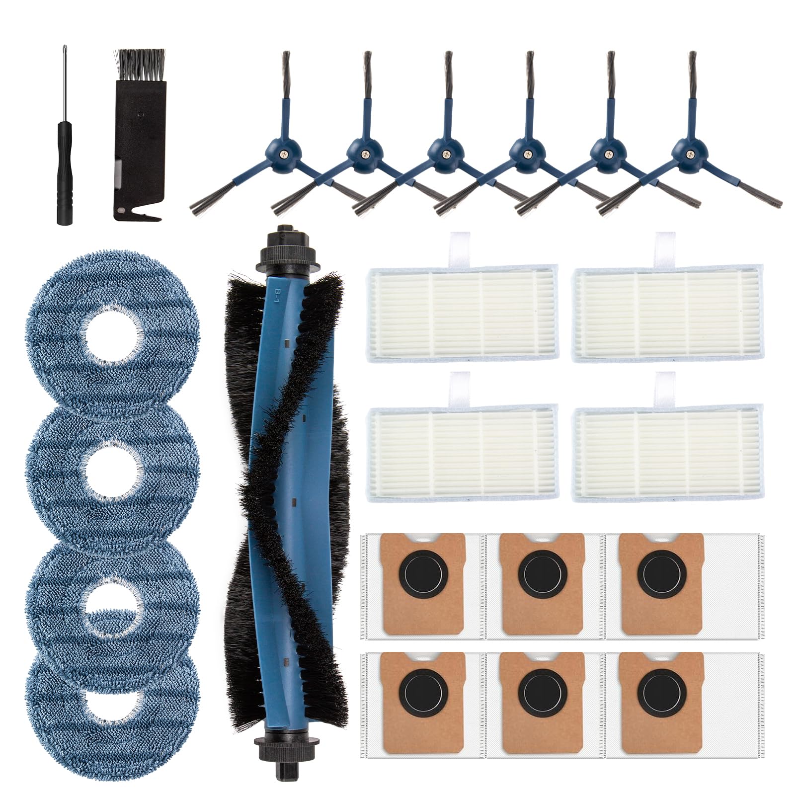 23-Piece Replacement Kit for Eufy Omni C20 Robot Vacuum