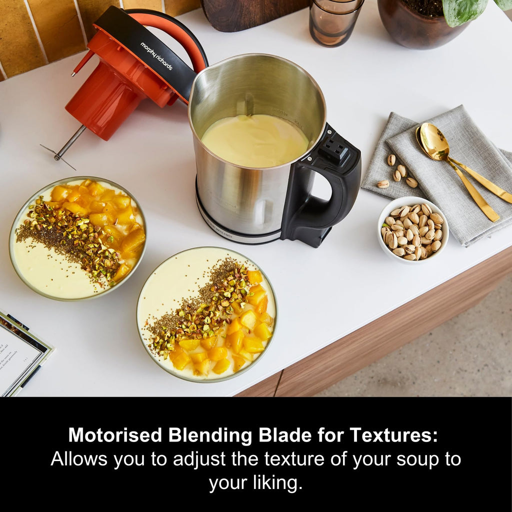 Morphy Richards Classic Soup Maker | 1.6L Stainless Steel – 1000W